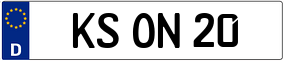 Truck License Plate